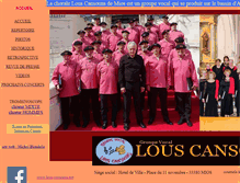 Tablet Screenshot of lous-cansouns.net